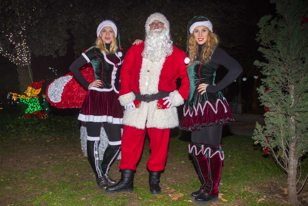 Čarobni Djed Božićnjak na otvaranju zimskog akvarela u Đardinu 2018.