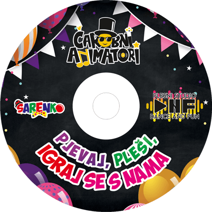 Glazbeni CD: Pjevaj, pleši, igraj se s nama